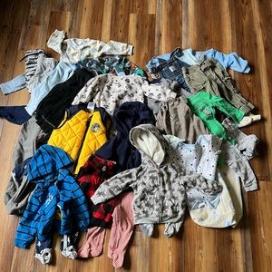 35 piece baby boy bundle